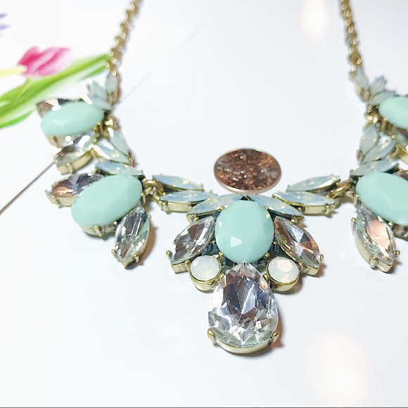 J. Crew Teal Statement Necklace - Picture 6 of 6